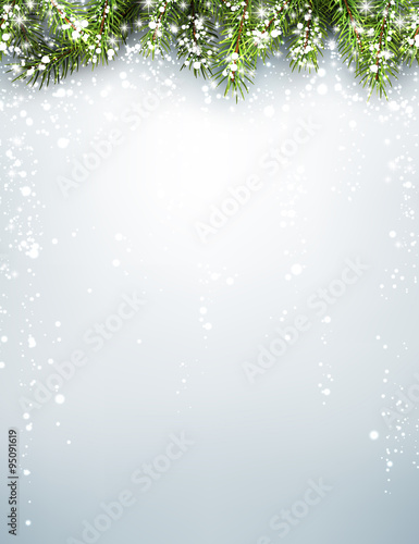 Winter xmas background.