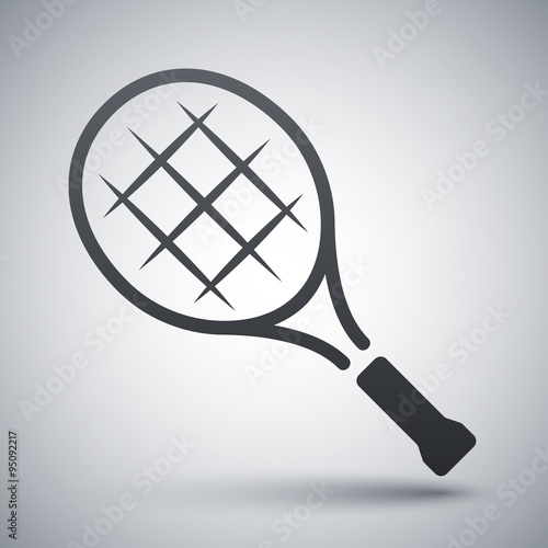 Vector tennis racket icon