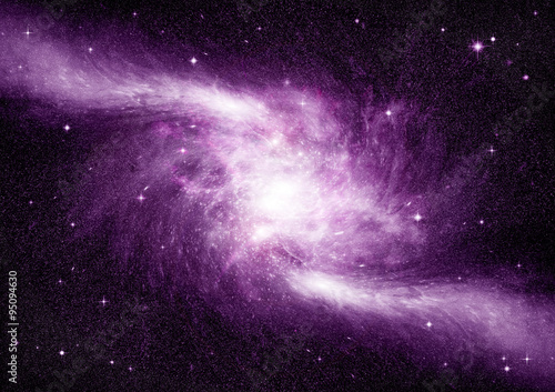 galaxy in a free space