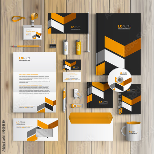 Stationery template design