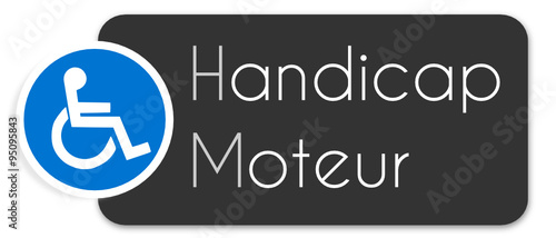 Etiquette : Handicap Moteur
