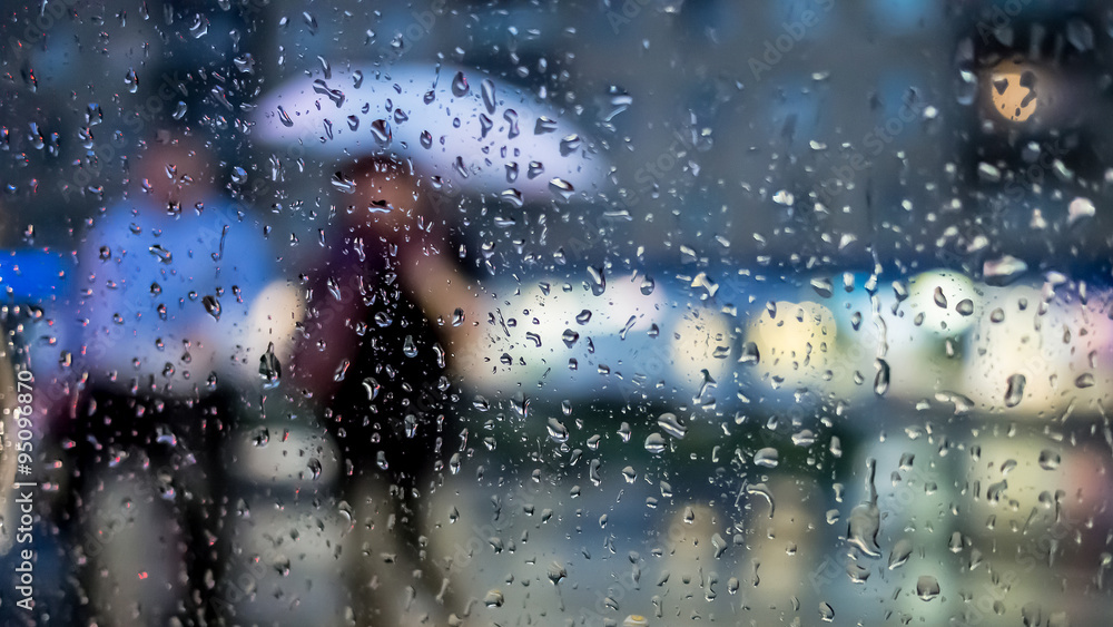 Rain in the city Rain in the city