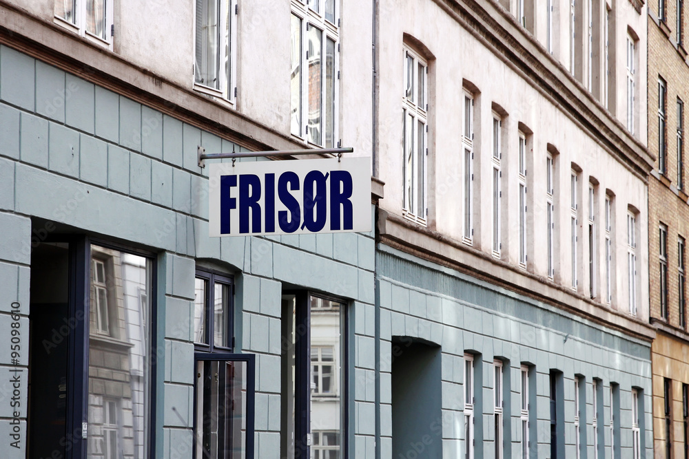 Obraz premium frisör in kopenhagen