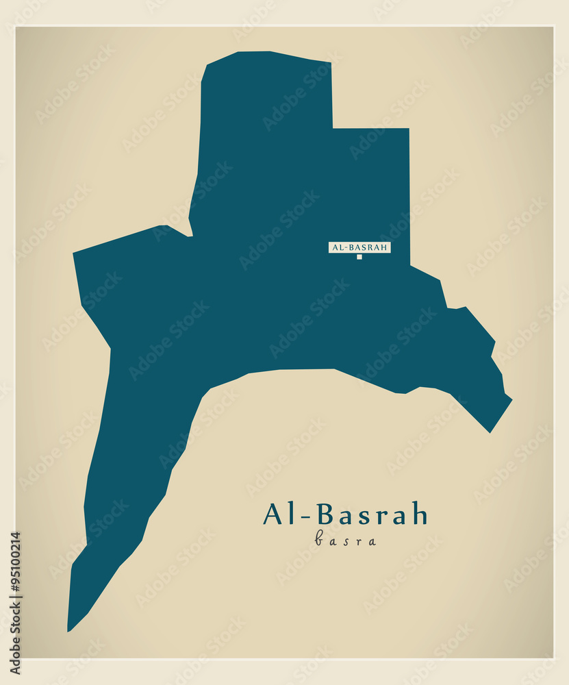 Modern Map - Al-Basrah IQ