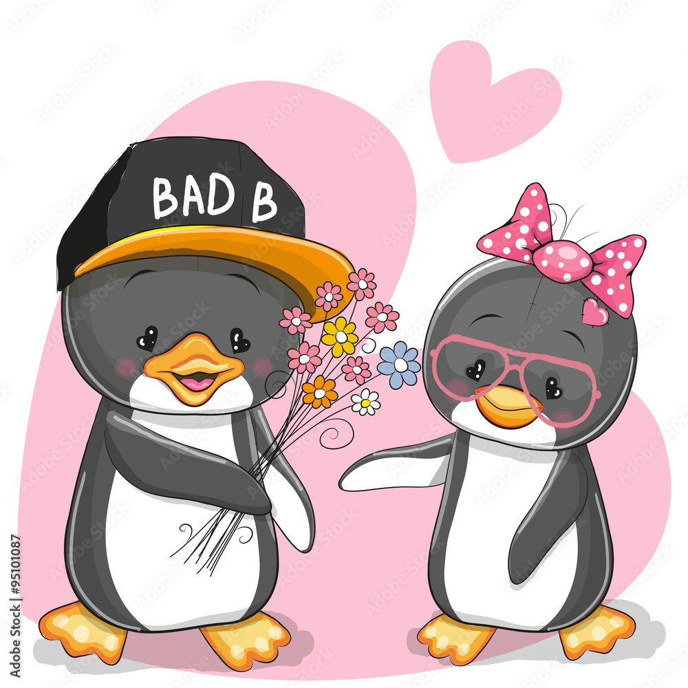Obraz premium Two Penguins