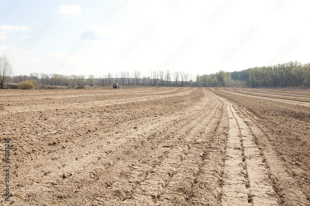 plowed field for planting wheat plowed field for planting wheat