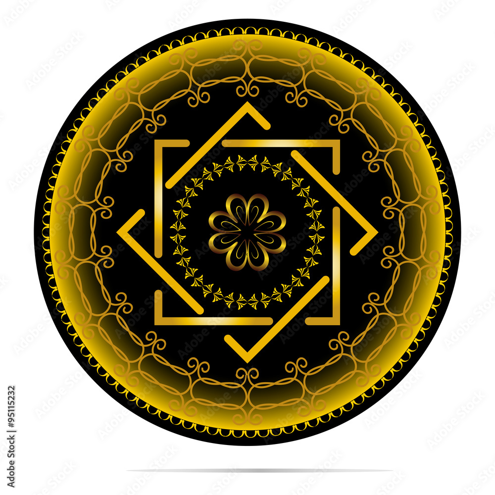 Abstract round figure Abstract round figure