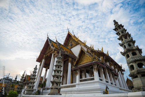 Wallpaper Mural detail at temple in Bangkok, Thailand Torontodigital.ca