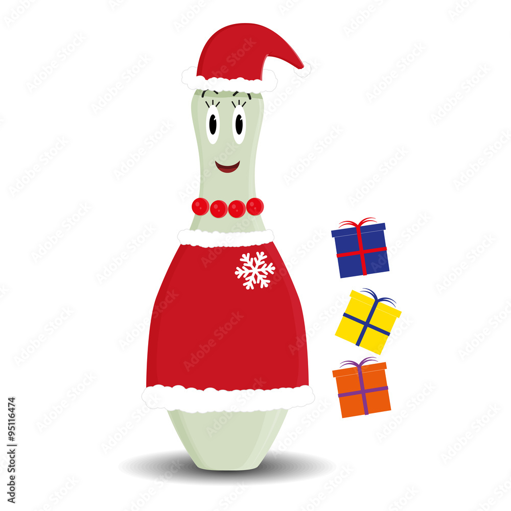 Skittle Santa wife character