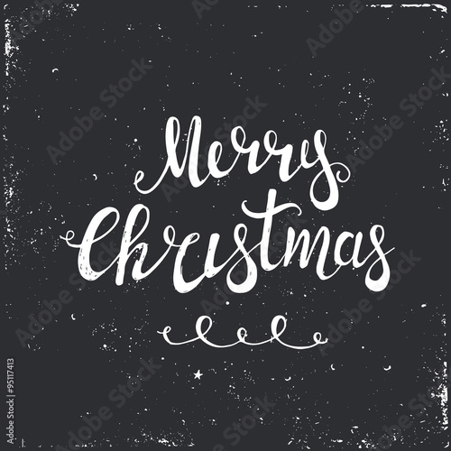 Merry Christmas Typographical Background
