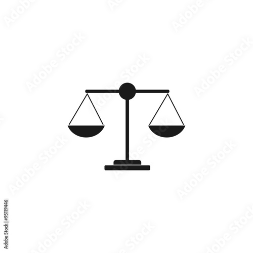Scale icon - vector illustration