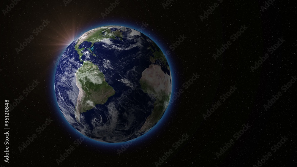 Earth rotating with the Sun. v.1. Earth rotating with the Sun. v.1.