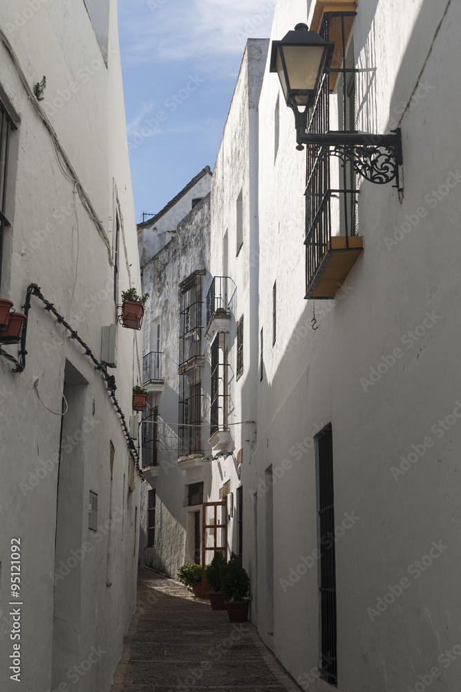 Calles de los pueblos blancos de Andalucía, Vejer de la Frontera, Cádiz