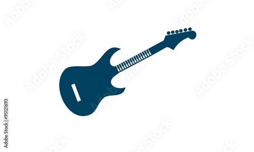 Watching / playing music with drums and guitars, musical instruments vector
