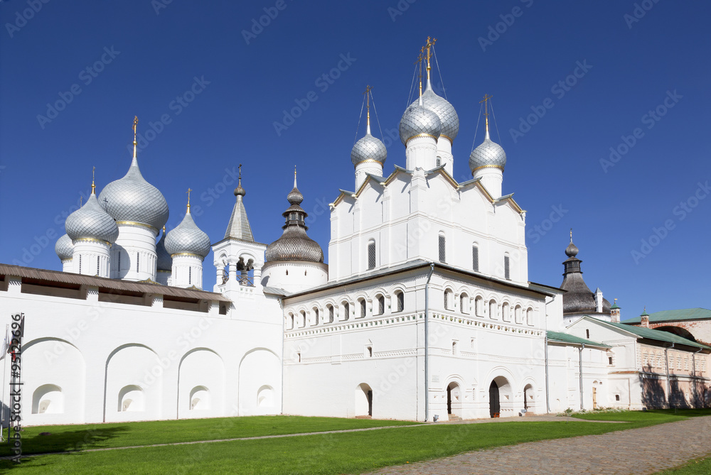 Church of the Nativity and the Assumption Cathedral in Rostov the Great, Russia