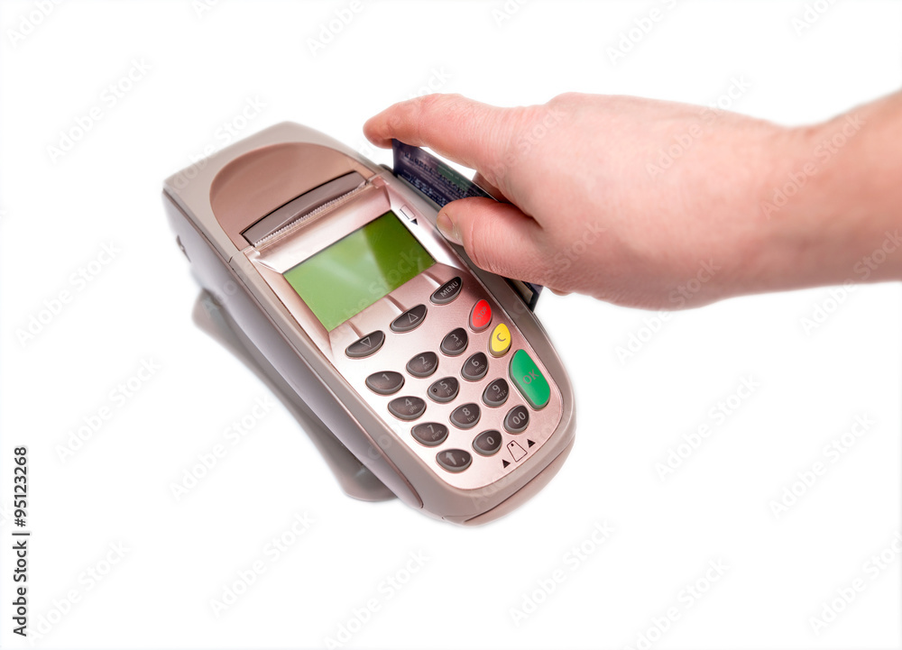 Payment by credit card through the trading terminal Payment by credit card through the trading terminal