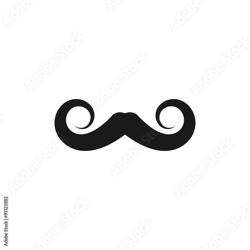 mustaches vector icon