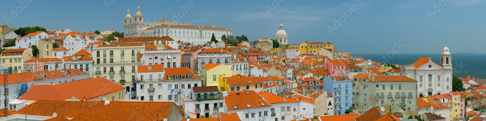 Lisbon in a summer day