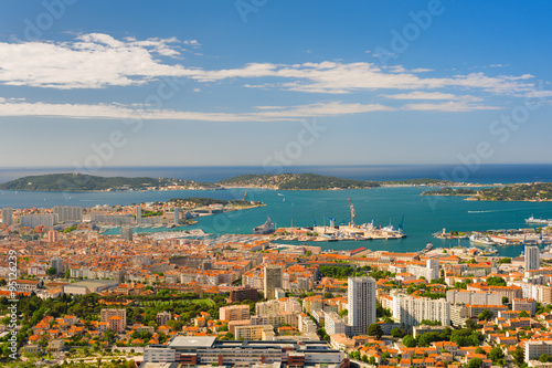 Toulon in a summer morning
