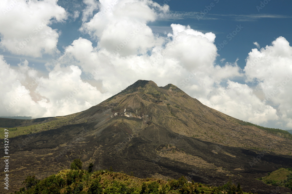 ASIA INDONESIA BALI MT BATUR VOLCANO LANDSCAPE ASIA INDONESIA BALI MT BATUR VOLCANO LANDSCAPE