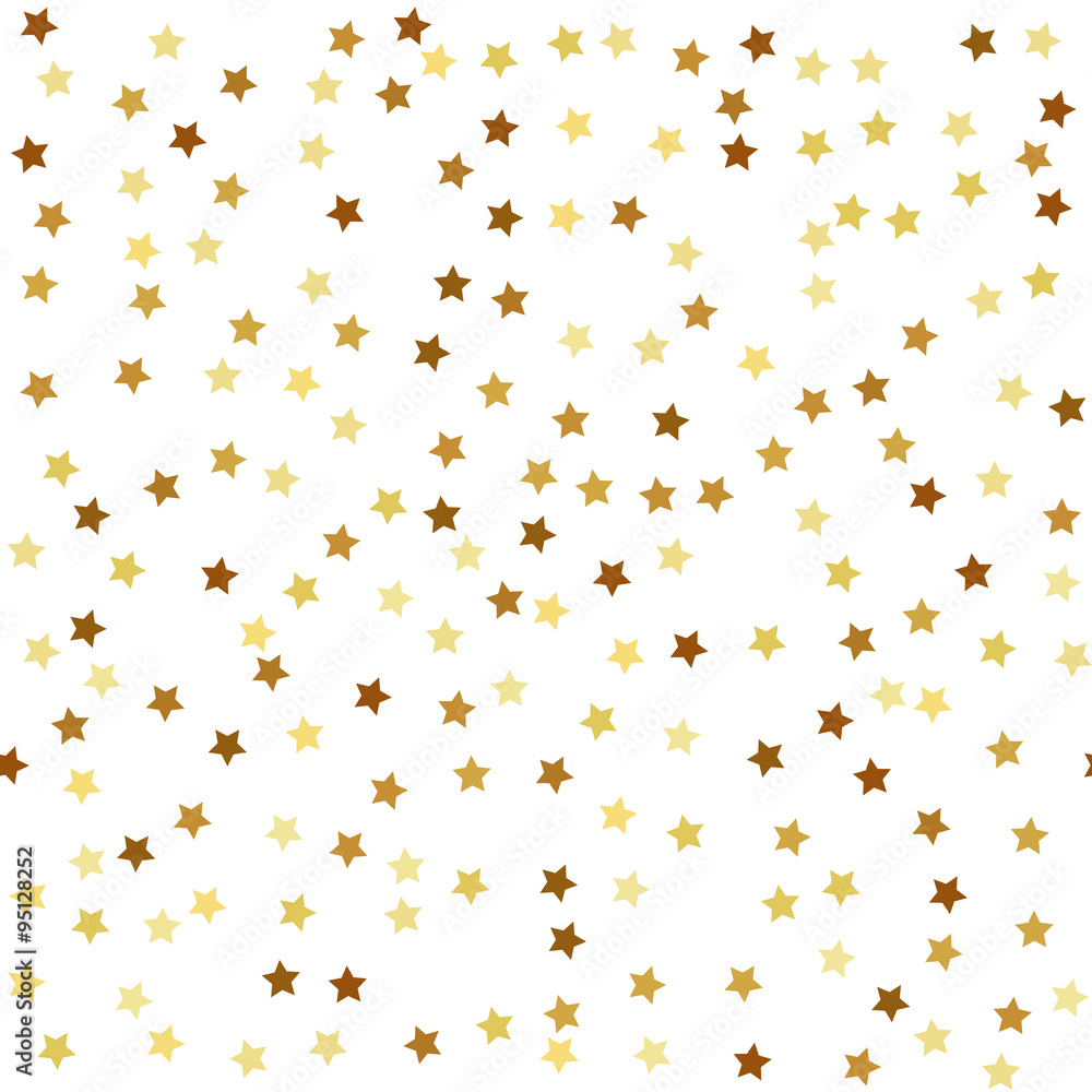 Gold star seamless pattern Gold star seamless pattern