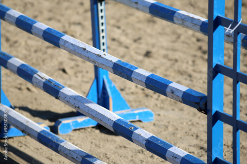 Equitation obstacles bars for horse jumping event