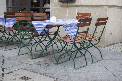 Cafe Terrace Table and Chairs, Berlin