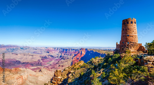  Grand Canyon Desert View Watchtower, Arizona, USA. photo