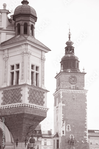 Cloth Hall and Town Hall Tower, Krakow #95134627