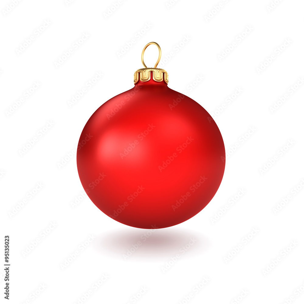 Red Christmas ball Red Christmas ball