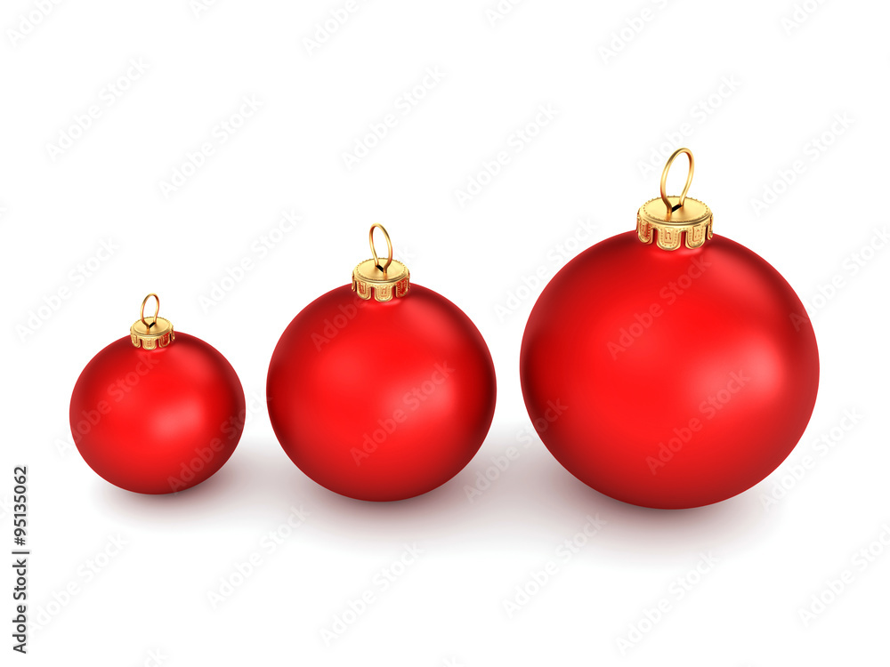 Red Christmas ball Red Christmas ball