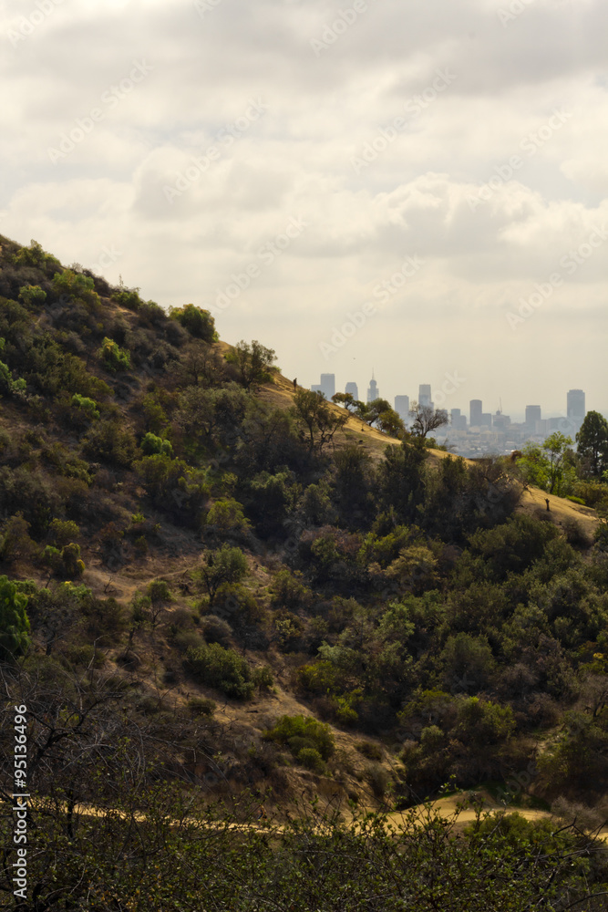 Mountains Los Angeles Skyline