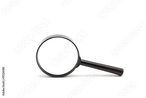 Obraz na płótnie black magnifier