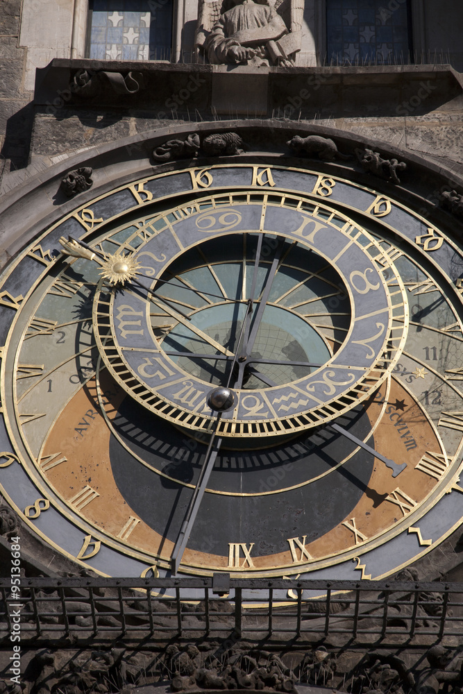 Astronomical Clock in Old Town Square; Prague