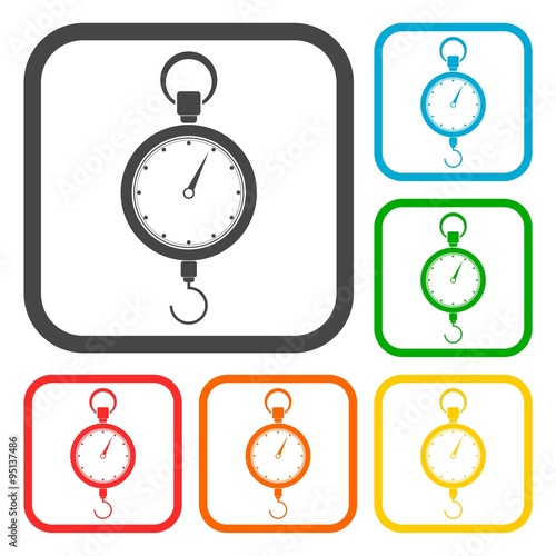 Scales icons set