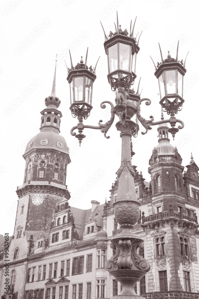 Lamppost in Dresden, Gremany