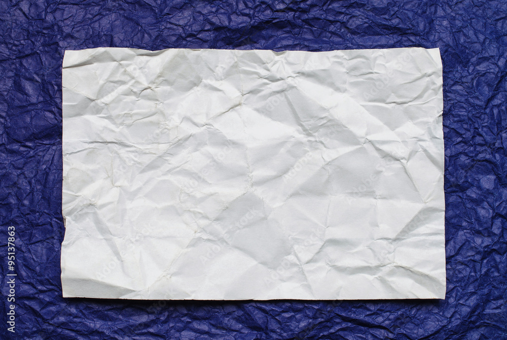  paper card on on violet   background