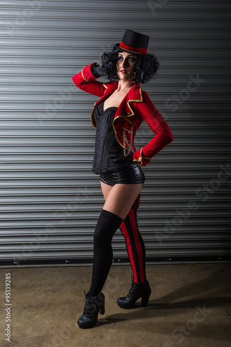 sexy circus ringmaster woman