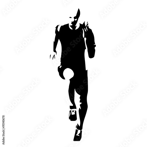Sports. Vector runner