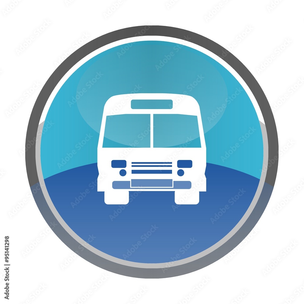 Bus dans un bouton Bus dans un bouton