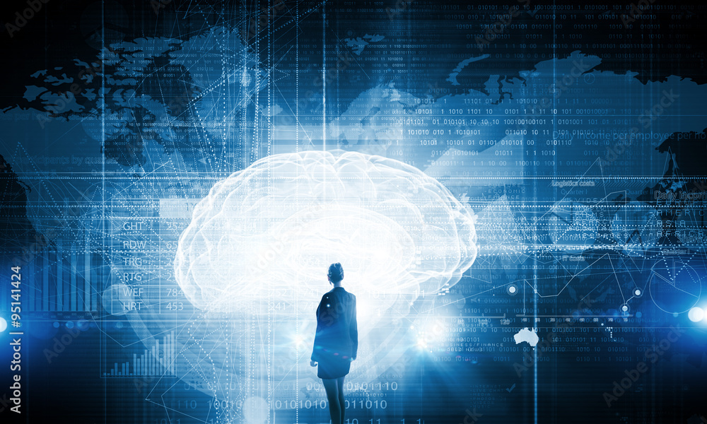Virtual technologies. Concept image Virtual technologies. Concept image