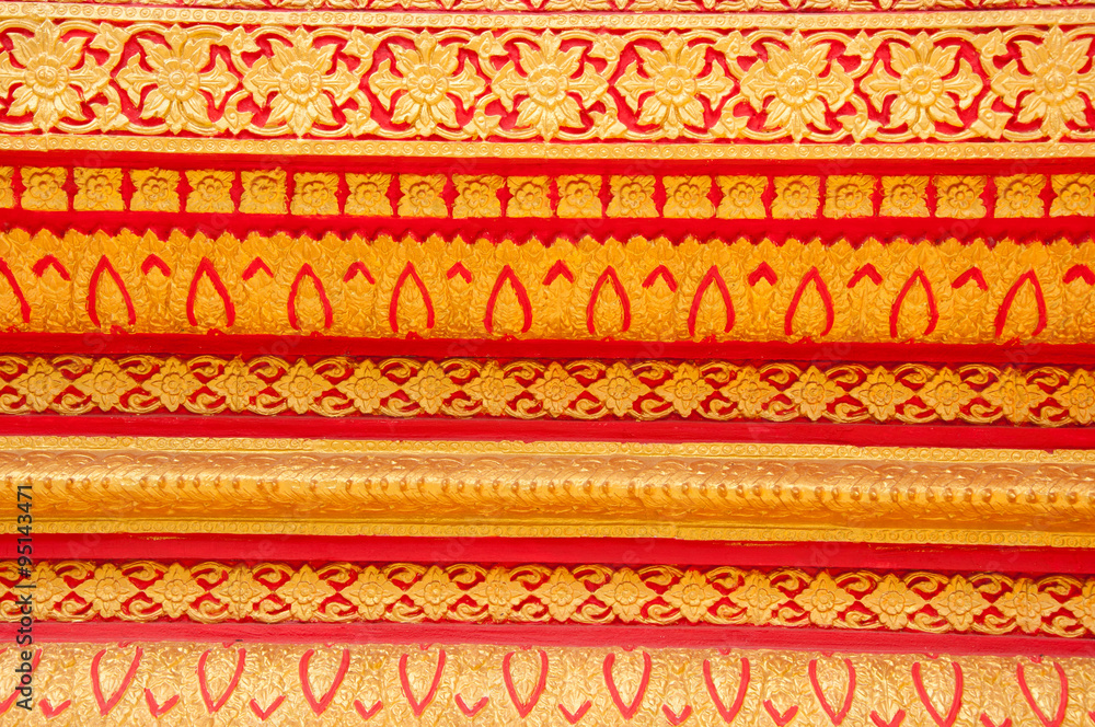 tracery on wall temple tracery on wall temple