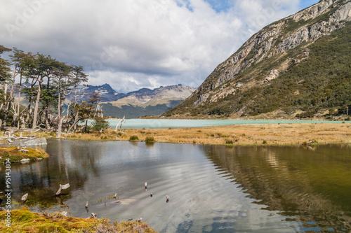 Lakes in Tierra del Fuego, Argentina