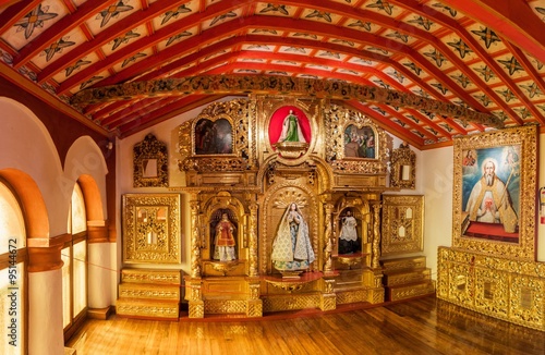 Interior of the Convento de Santa Teresa monastery, Potosi, Bolivia