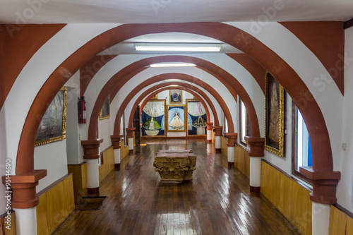Interior of the Convento de Santa Teresa monastery  Potosi  Bolivia
