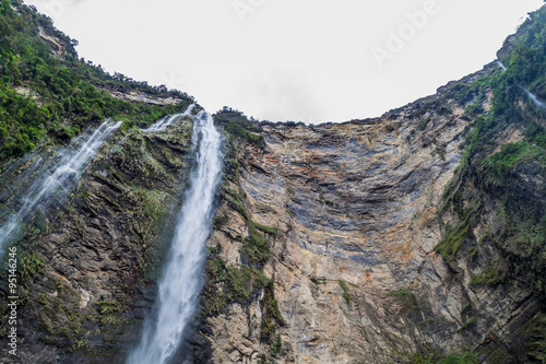 Catarata de Gocta - one of the highest waterfalls in the world, northern Peru.