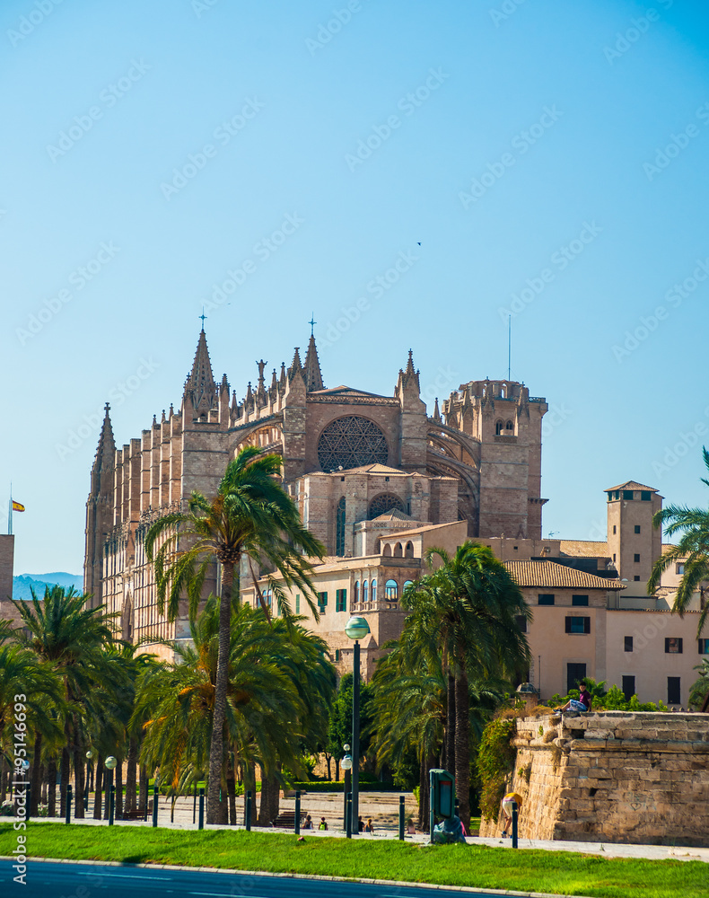 Cathedral of Palma de Mallorca. 