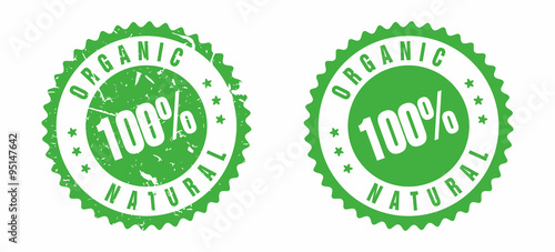 Vector 100% Organic Rubber Stamp