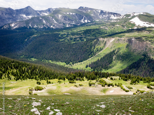 Rocky mountain national park, views from trail ridge road photo