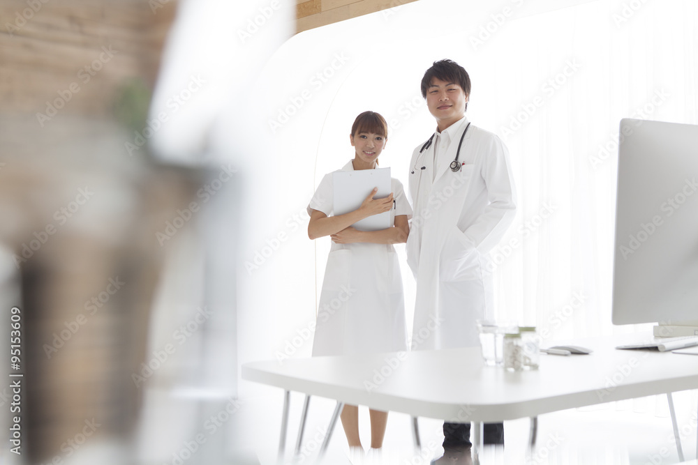 Fototapeta premium Doctors and nurses